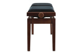 GEWA Piano bench Deluxe Double - Walnut matte
