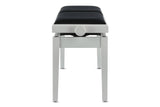 GEWA Piano bench Deluxe Double - White matte