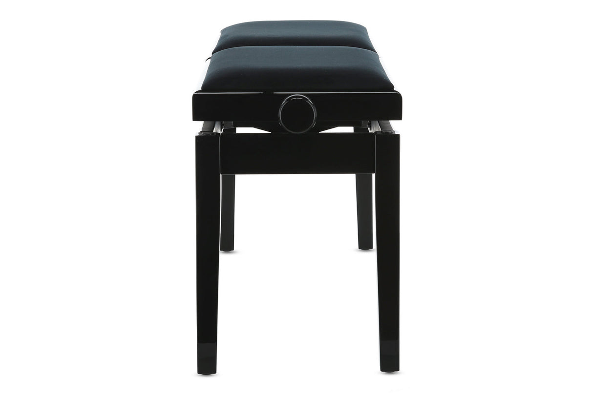GEWA Piano bench Deluxe Double - Black high gloss