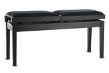 GEWA Piano bench Deluxe Double - Black matte