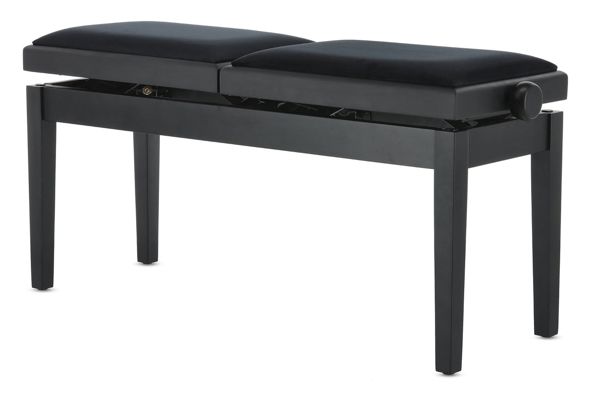 GEWA Piano bench Deluxe Double - Black matte