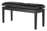 GEWA Piano bench Deluxe Double - Black matte
