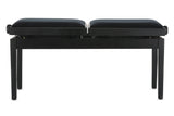 GEWA Piano bench Deluxe Double - Black matte