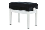 GEWA Piano bench Deluxe Compartment - White matte