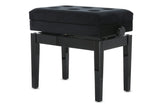 GEWA Piano bench Deluxe Compartment - Black high gloss