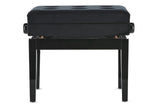 GEWA Piano bench Deluxe Compartment - Black high gloss