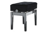 GEWA Piano bench Deluxe Compartment - Black high gloss