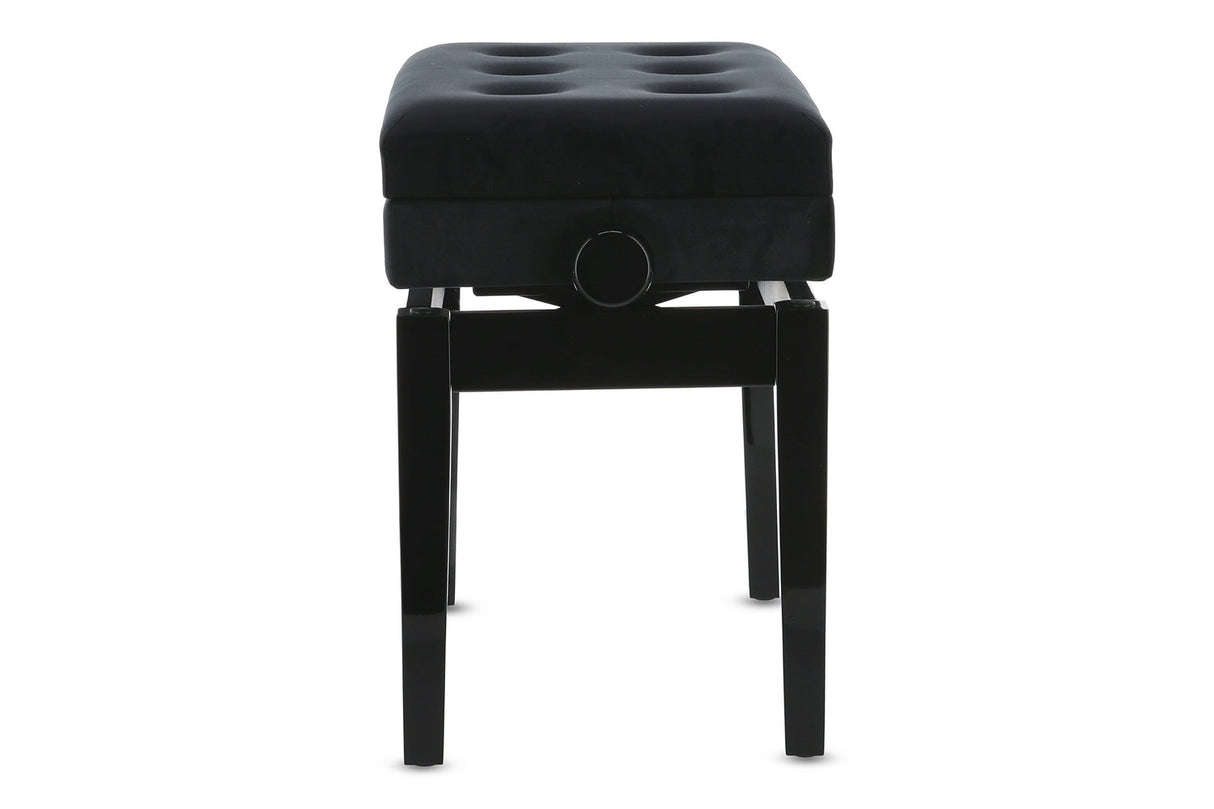 GEWA Piano bench Deluxe Compartment - Black high gloss