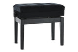 GEWA Piano bench Deluxe Compartment - Black matte