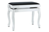 GEWA Deluxe Classic piano bench - White high gloss
