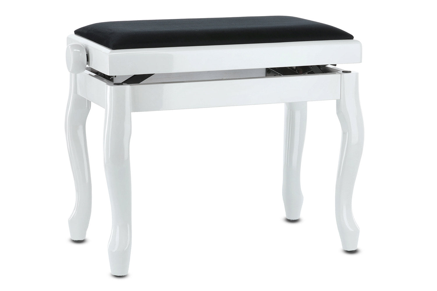 GEWA Deluxe Classic piano bench - White high gloss