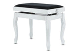 GEWA Deluxe Classic piano bench - White high gloss