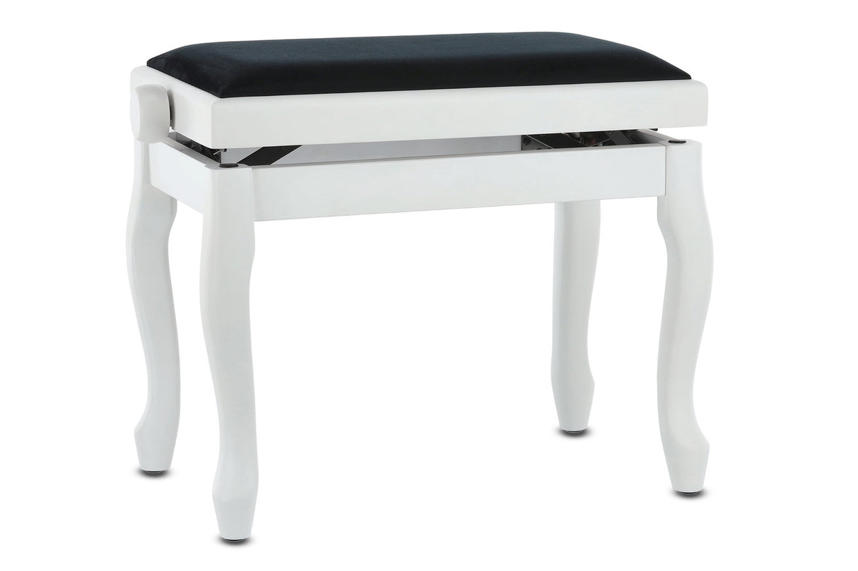 GEWA Piano bench Deluxe Classic - White matte