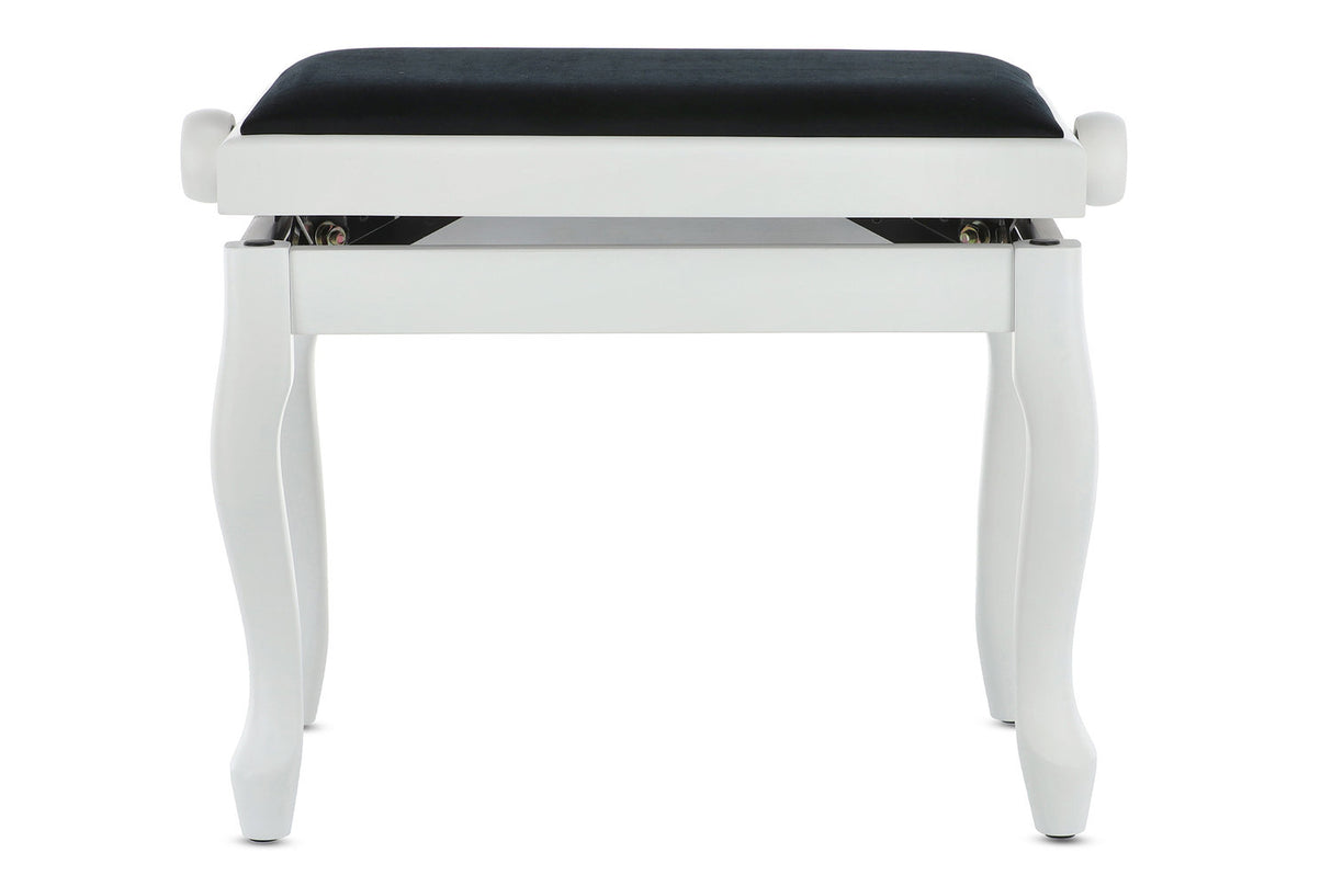 GEWA Piano bench Deluxe Classic - White matte
