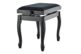 GEWA Deluxe Classic piano bench - Black matte