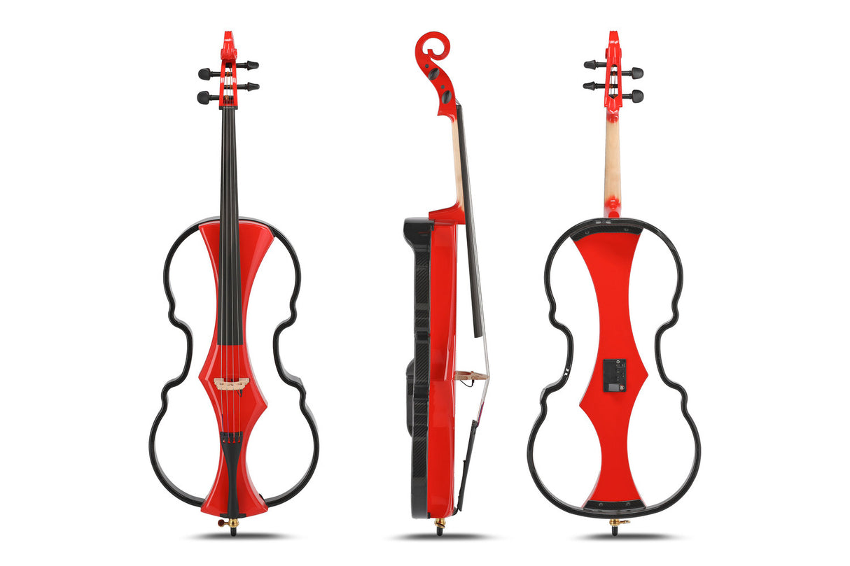 GEWA E-Cellos Novita 3.0 - Red highgloss (4/4)