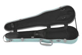 PURE GEWA Form-shaped violin cases Polycarbonate FUN - 4/4 - 1/2 (Green / Black)
