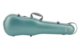 PURE GEWA Form-shaped violin cases Polycarbonate FUN - 4/4 - 1/2 (Green / Black)