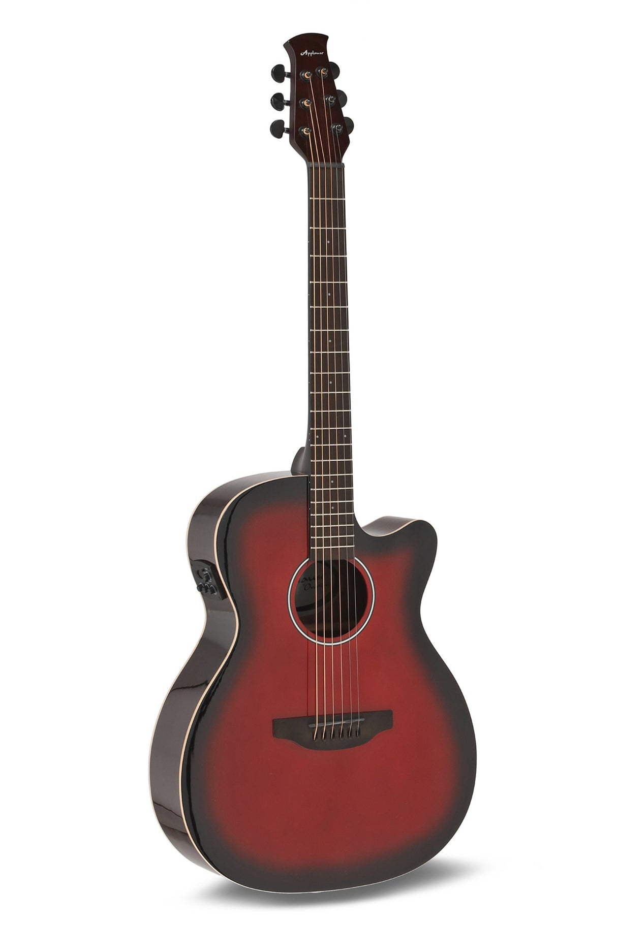 Applause E-Acoustic Guitars Jump OM Electro Cut Gloss - Cherry Burst (AEO-69-CB)