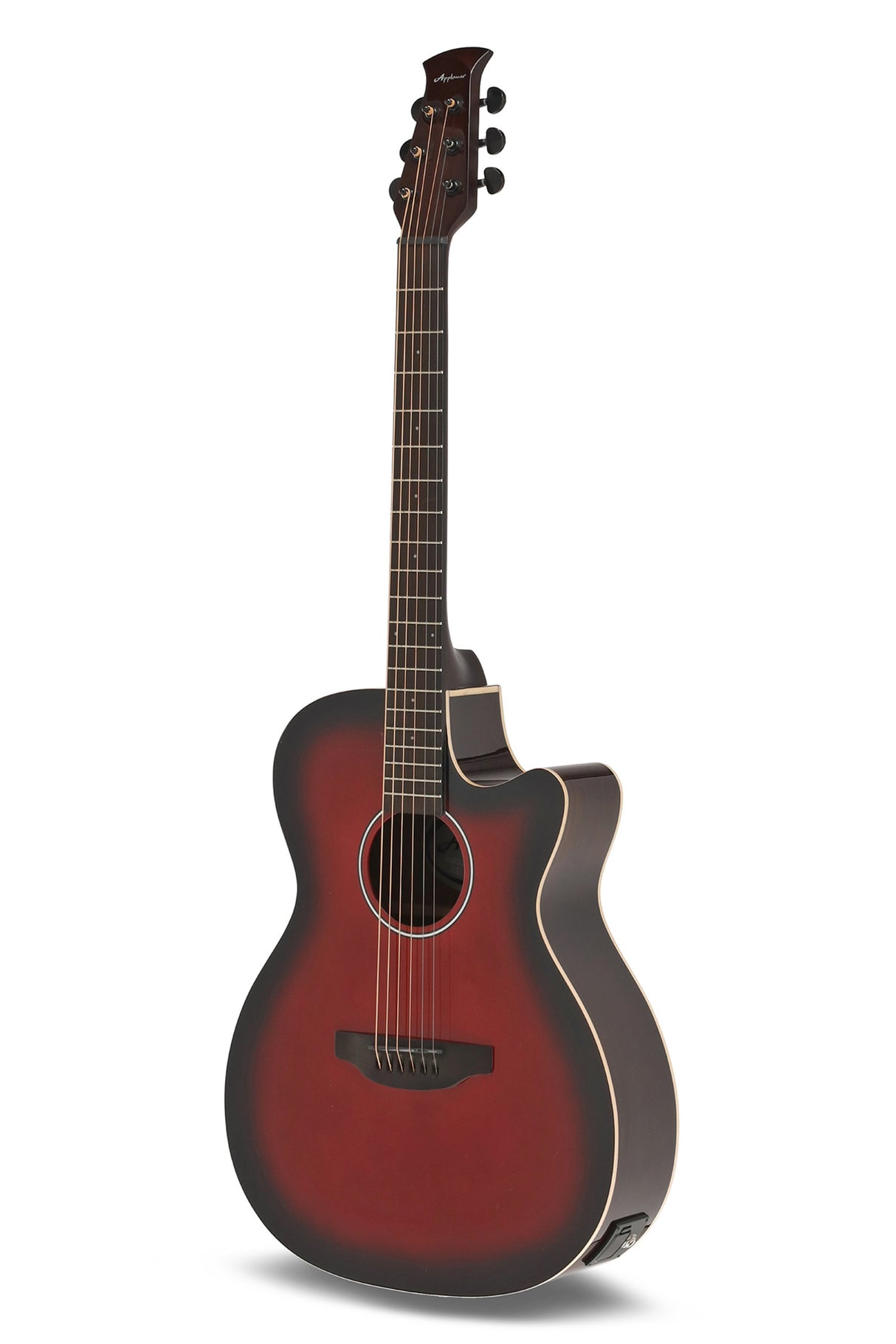 Applause E-Acoustic Guitars Jump OM Electro Cut Gloss - Cherry Burst (AEO-69-CB)