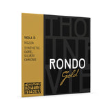 Thomastik-Infeld Strings For Viola Rondo Gold - D Synthetic/silver chrome (RG22A)