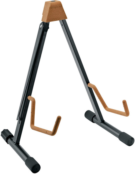 K&M 14130 Cellos Stand with cork surfaces.