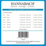 Hannabach Strings for classical guitar Serie 800 High tension Silver plated - Set high (800HT)