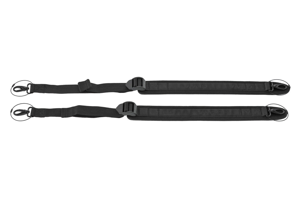 GEWA Violins case Air 2.1 - backpack straps, 2 pcs (black carabiner 56-96 cm)