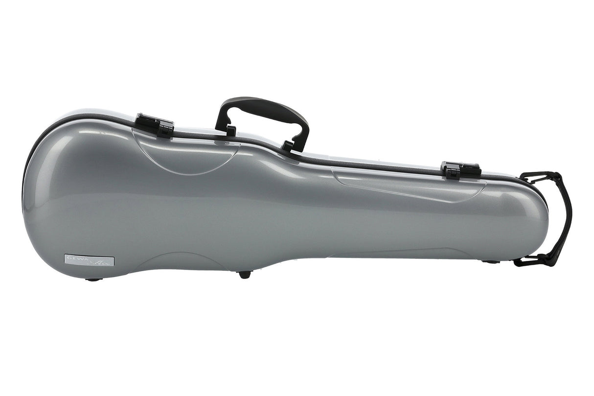 GEWA Shaped violins cases Air 1.7 - Silver metallic high-gloss (with side handle)