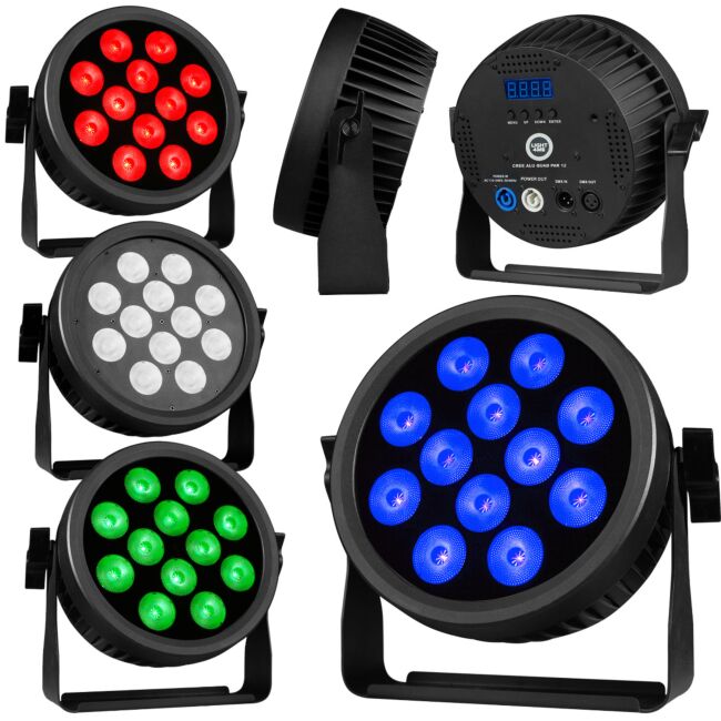 LIGHT4ME CREE ALU QUAD PAR 12 headlight PAR lighting