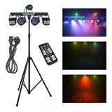 LIGHT4ME T-BAR LED PAR DERBY LASER Disco Light Multi-Effect Set