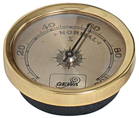 GEWA hygrometer - gold-coloured hygrometer