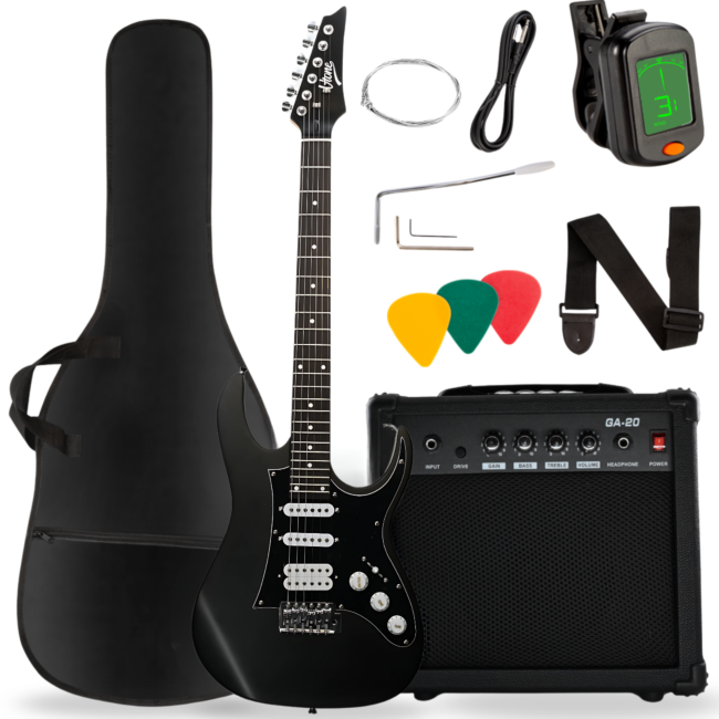 V-TONE EGA 39 MBK 4/4 Elguitar