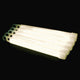 25 pcs. Glowsticks 6'' with string (White)