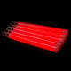 25 pcs. Glowsticks 6'' with string (Red)