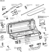 GEWA Backpack fitting Shaped violin/viola case - 2 backpack straps