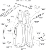 GEWA Cellos case Idea Original Carbon 2.9 - Complete lock