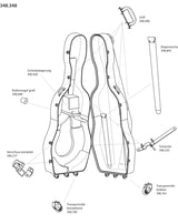 GEWA double bass case Idea Mammoth - Swivel wheel