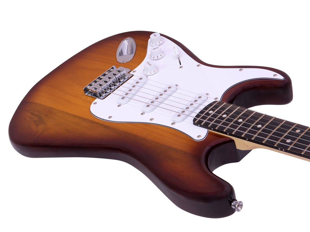 DiMavery ST-203 Electric Guitar LH, Sunburst