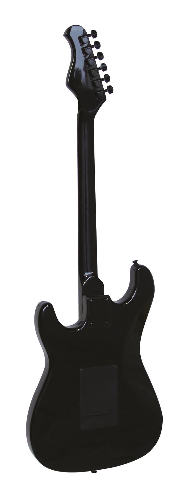 DiMavery ST-203 Electric Guitar, Gothic Black