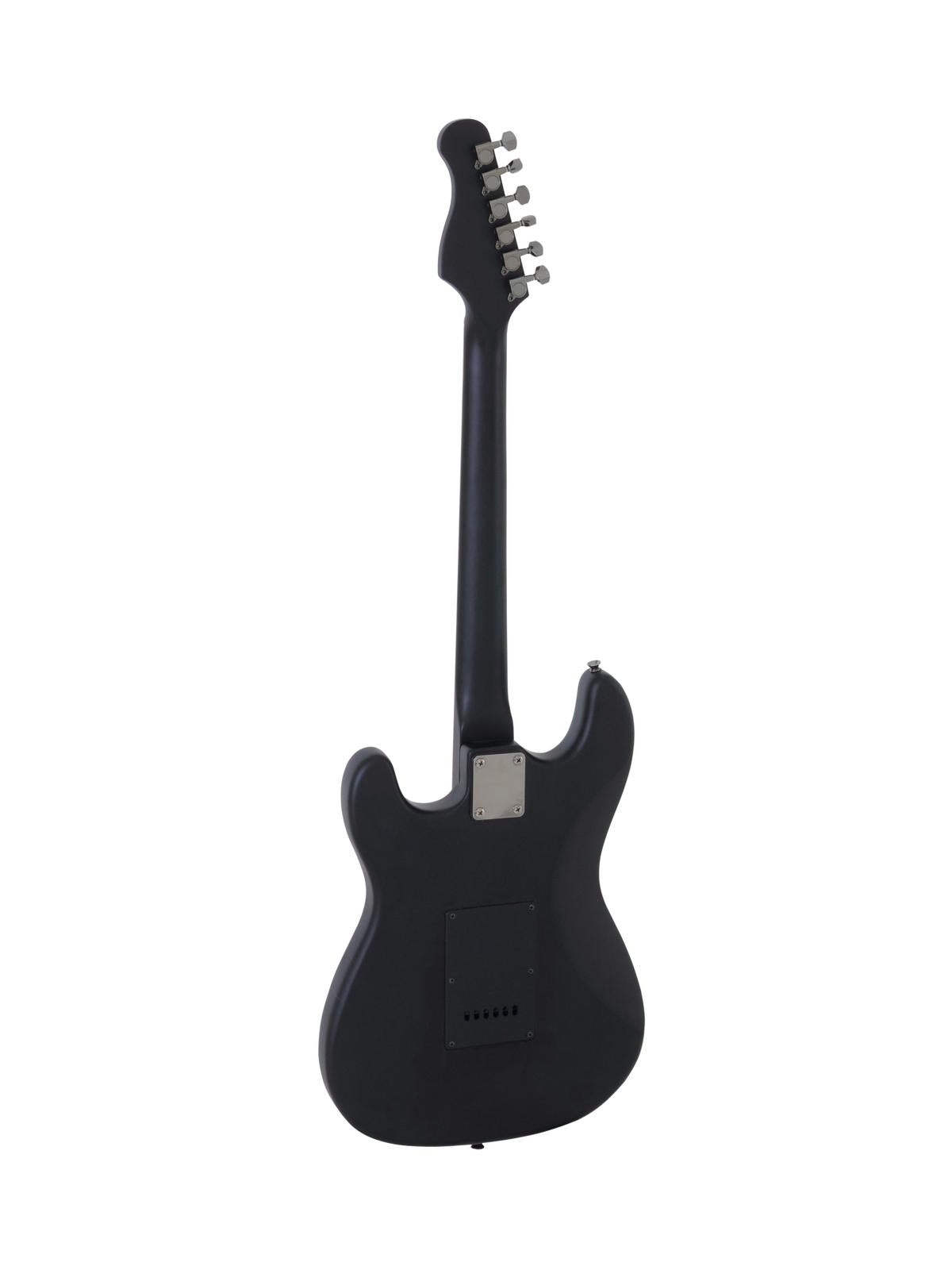 DiMavery ST-312 Electric Guitar, Satin Black