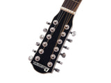 DiMavery DR-612 Western Guitar 12-string - Black