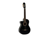 DiMavery CN-600L Classical Guitar, Black