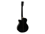 DiMavery AW-400 Western Guitar - Black