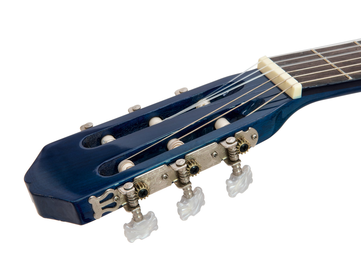 DiMavery AC-303 Classical Guitar, Blue burst