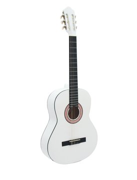 DiMavery AC-303 Classical Guitar, White