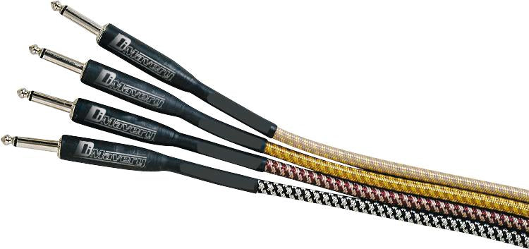 DiMavery Instrument cable, 3m, Black/Silver 