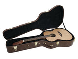 DiMavery Flightcase Western Guitar, Brown