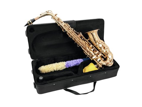 DiMavery SP-30 Eb Alto Saxophone, Gold 
