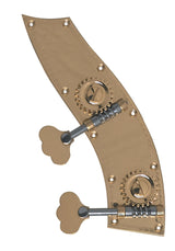 Rubner bass machine head, Tyrolean shape - 4/4 and 3/4 size (Antique)